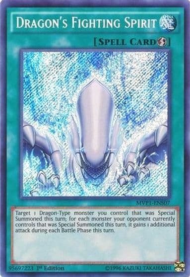 Dragons Fighting Spirit The Dark Side of Dimensions Movie Pack: Secret Edition Yu-Gi-Oh! card