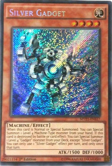 Silver Gadget The Dark Side of Dimensions Movie Pack: Secret Edition Yu-Gi-Oh! card