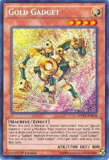 Gold Gadget The Dark Side of Dimensions Movie Pack: Secret Edition Yu-Gi-Oh! card