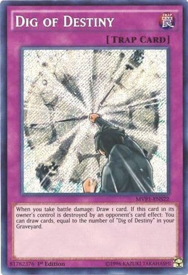 Dig of Destiny The Dark Side of Dimensions Movie Pack: Secret Edition Yu-Gi-Oh! card