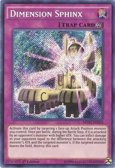 Dimension Sphinx The Dark Side of Dimensions Movie Pack: Secret Edition Yu-Gi-Oh! card