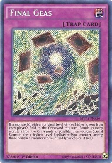 Final Geas The Dark Side of Dimensions Movie Pack: Secret Edition Yu-Gi-Oh! card