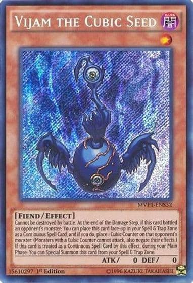 Vijam the Cubic Seed The Dark Side of Dimensions Movie Pack: Secret Edition Yu-Gi-Oh! card