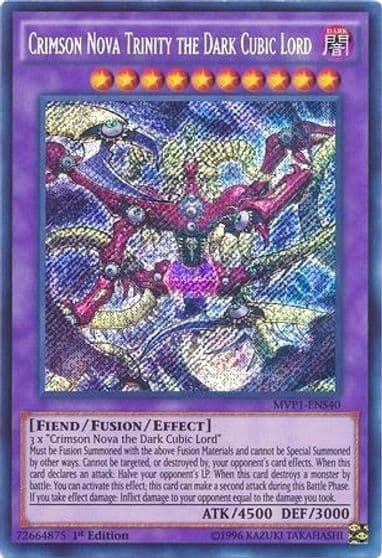Crimson Nova Trinity the Dark Cubic Lord The Dark Side of Dimensions Movie Pack: Secret Edition Yu-Gi-Oh! card