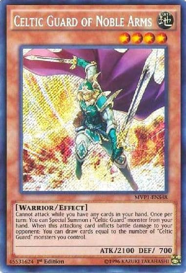 Celtic Guard of Noble Arms The Dark Side of Dimensions Movie Pack: Secret Edition Yu-Gi-Oh! card