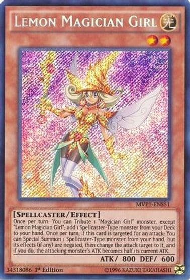 Lemon Magician Girl The Dark Side of Dimensions Movie Pack: Secret Edition Yu-Gi-Oh! card