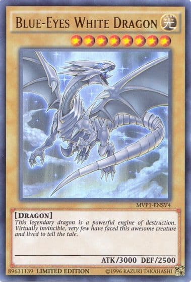 Blue Eyes White Dragon UR The Dark Side of Dimensions Movie Pack: Secret Edition Yu-Gi-Oh! card
