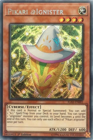 Pikari Ignister Ignition Assault Yu-Gi-Oh! card