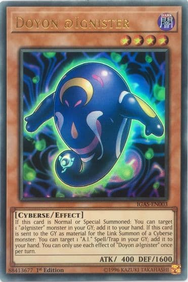 Doyon Ignister Ignition Assault Yu-Gi-Oh! card