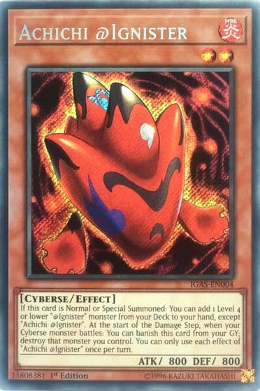 Achichi Ignister Ignition Assault Yu-Gi-Oh! card