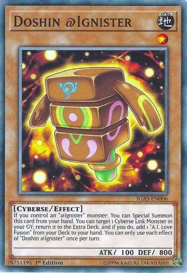 Doshin Ignister Ignition Assault Yu-Gi-Oh! card