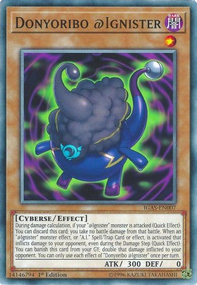 Donyoribo Ignister Ignition Assault Yu-Gi-Oh! card