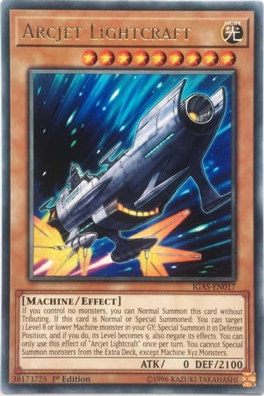 Arcjet Lightcraft Ignition Assault Yu-Gi-Oh! card