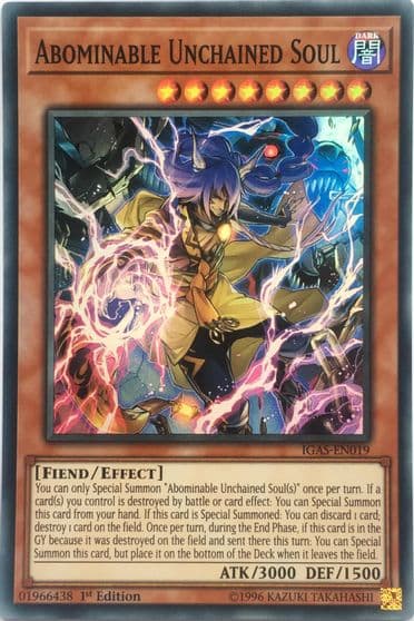 Abominable Unchained Soul Ignition Assault Yu-Gi-Oh! card