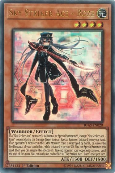 Sky Striker Ace Roze Ignition Assault Yu-Gi-Oh! card