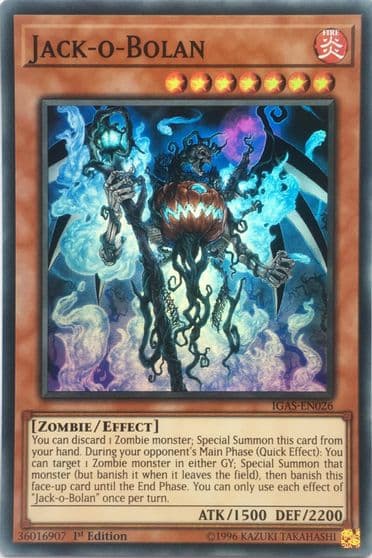 Jack o Bolan Ignition Assault Yu-Gi-Oh! card