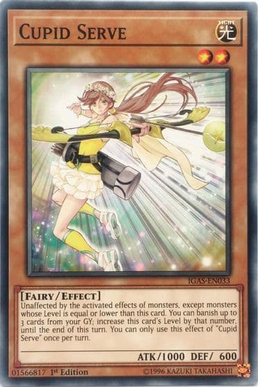 Cupid Serve Ignition Assault Yu-Gi-Oh! card