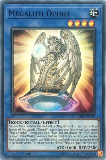 Megalith Ophiel Ignition Assault Yu-Gi-Oh! card