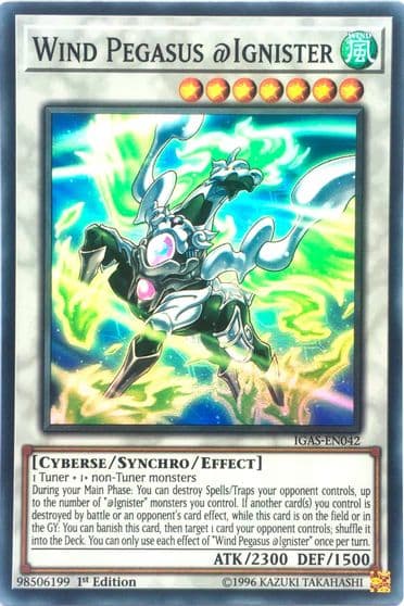 Wind Pegasus Ignister Ignition Assault Yu-Gi-Oh! card