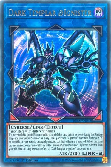 Dark Templar Ignister Ignition Assault Yu-Gi-Oh! card