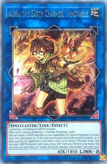 Aussa the Earth Charmer Immovable Ignition Assault Yu-Gi-Oh! card