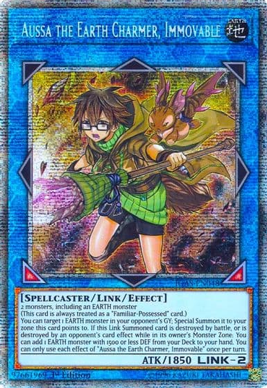 Aussa the Earth Charmer Immovable Starlight Rare Ignition Assault Yu-Gi-Oh! card