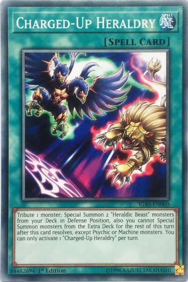 Charged Up Heraldry Ignition Assault Yu-Gi-Oh! card