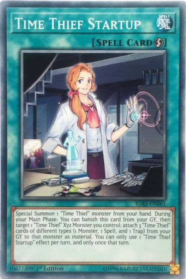 Time Thief Startup Ignition Assault Yu-Gi-Oh! card