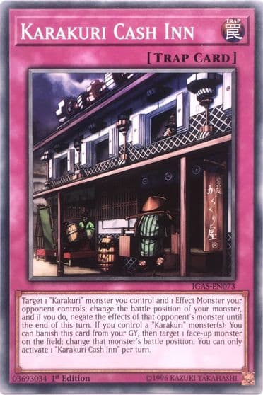 Karakuri Cash Inn Ignition Assault Yu-Gi-Oh! card