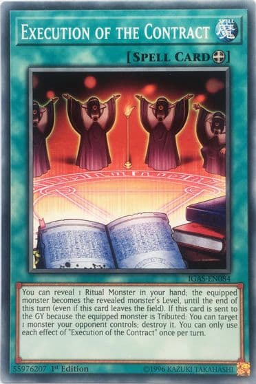 Execution of the Contract Ignition Assault Yu-Gi-Oh! card