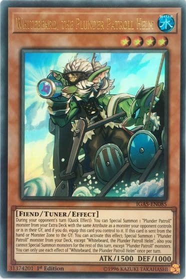 Whitebeard the Plunder Patroll Helm Ignition Assault Yu-Gi-Oh! card