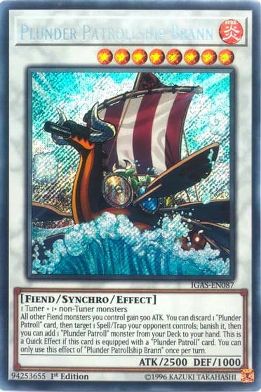Plunder Patrollship Brann Ignition Assault Yu-Gi-Oh! card