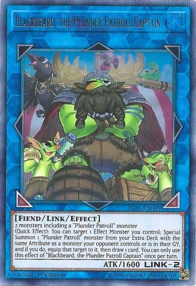 Blackbeard the Plunder Patroll Captain Ignition Assault Yu-Gi-Oh! card