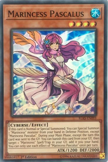 Marincess Pascalus Ignition Assault Yu-Gi-Oh! card