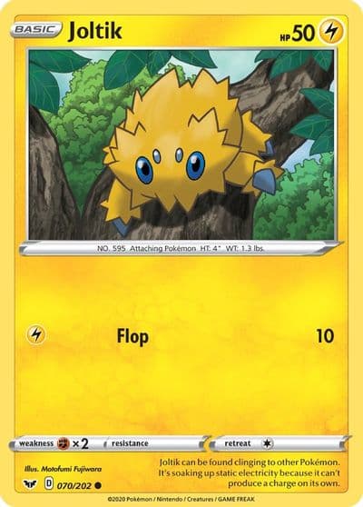 Joltik SWSH01: Sword & Shield Base Set Pokemon card