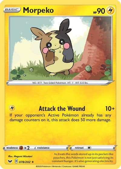 Morpeko SWSH01: Sword & Shield Base Set Pokemon card