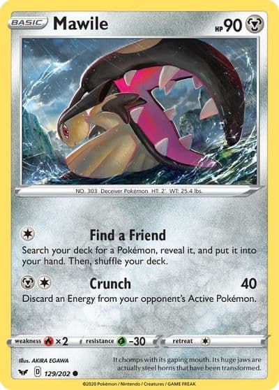 Mawile SWSH01: Sword & Shield Base Set Pokemon card