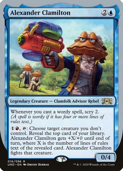 Alexander Clamilton Unsanctioned Magic card