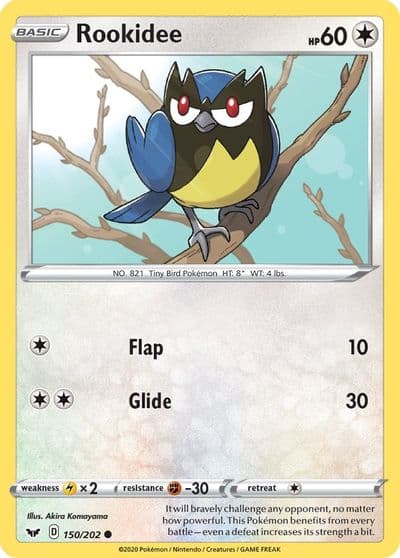 Rookidee SWSH01: Sword & Shield Base Set Pokemon card