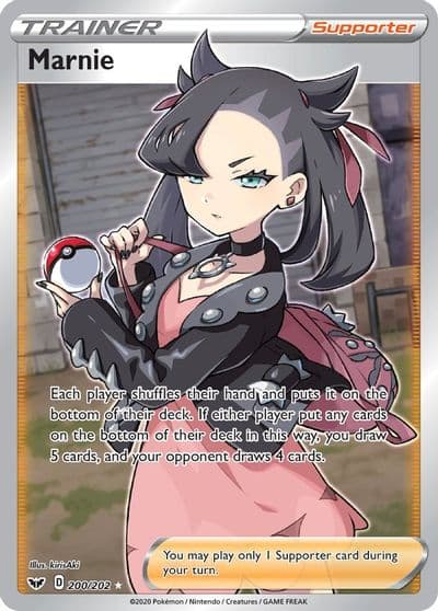 Marnie (Full Art) SWSH01: Sword & Shield Base Set Pokemon card