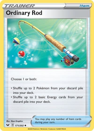 Ordinary Rod SWSH01: Sword & Shield Base Set Pokemon card