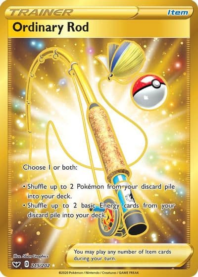 Ordinary Rod (Secret) SWSH01: Sword & Shield Base Set Pokemon card