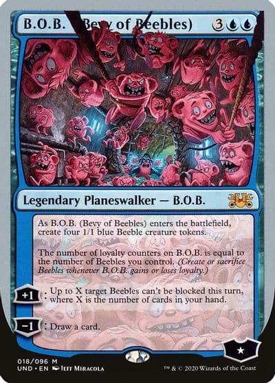 BOB Bevy of Beebles Unsanctioned Magic card