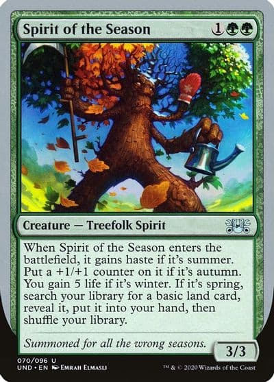 Spirit of the Season Unsanctioned Magic card
