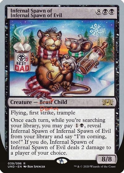 Infernal Spawn of Infernal Spawn of Evil Unsanctioned Magic card