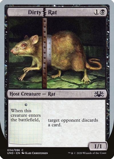 Dirty Rat Unsanctioned Magic card