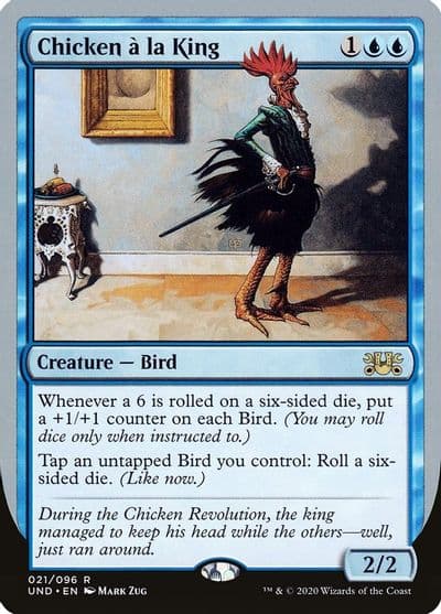 Chicken a la King Unsanctioned Magic card