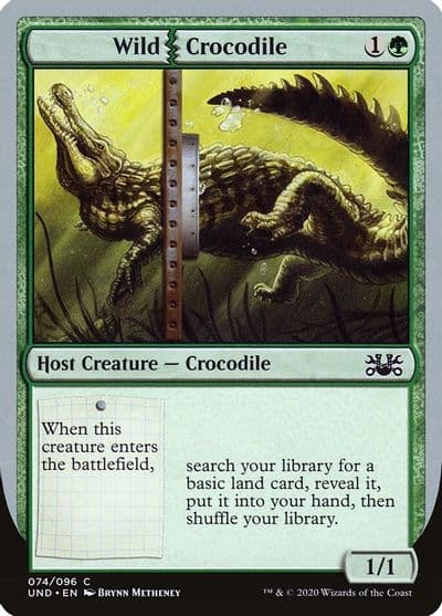 Wild Crocodile Unsanctioned Magic card