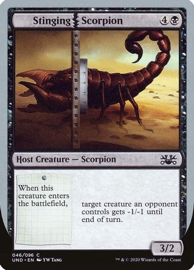 Stinging Scorpion Unsanctioned Magic card