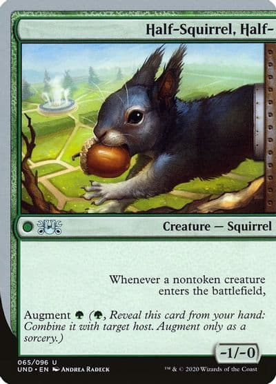Half Squirrel Half Unsanctioned Magic card